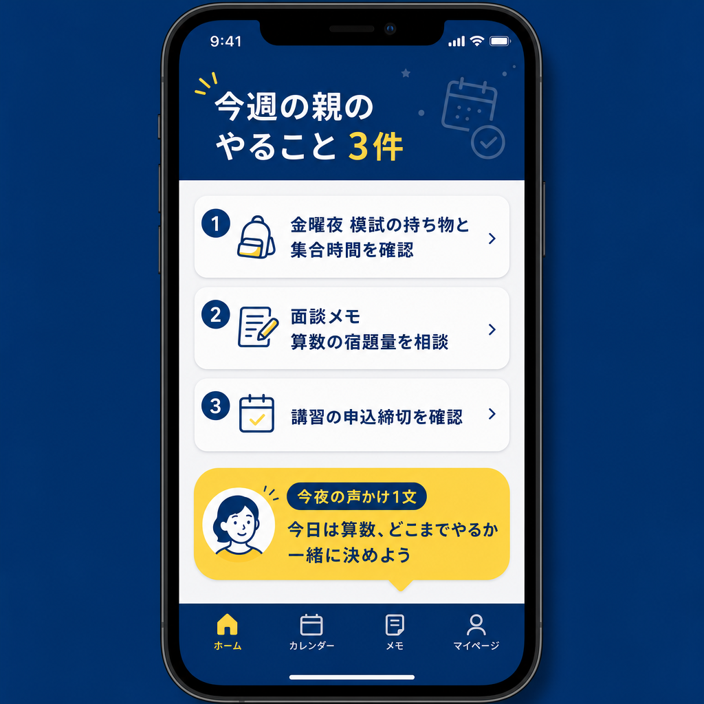 オヤオペのAI整理結果の例